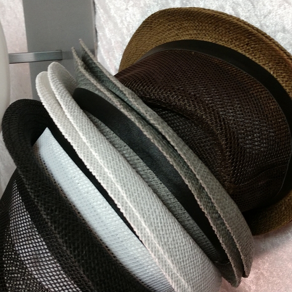 Unisex Mesh White Fedora Hat With Faux Leather Strap Buckle Boho Streetwear - Picture 13 of 14